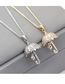 Fashion Platinum Zircon Necklace - For Your Umbrella