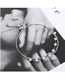 Fashion Platinum Pearl Crystal Bracelet