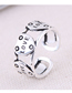 Fashion Silver Love Opening Ring