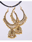 Fashion Gold Bell Tassel Earrings
