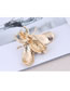 Fashion Gold Metal-studded Bee Brooch