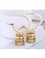 Fashion Gold Bell Earrings