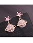 Fashion Gold Copper Micro-inlaid Zirconium Stud Earrings