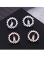 Fashion Gold Copper Micro-inlaid Zirconium Earrings