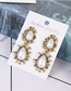 Fashion White Water Droplet Earring