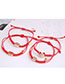 Fashion Red Lucky Blessing Weaving Red Rope Lunar New Year Lucky Bracelet