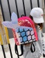 Fashion Pink Sequined Fishtail Backpack
