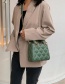 Fashion Green Lingge Chain Hand Shoulder Shoulder Bag