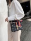 Fashion White Embroidered Bow Shoulder Bag
