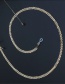 Fashion Gold Copper Airplane Bead Chain Glasses Chain