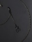 Fashion Black Hanging Neck Bow Bear Glasses Chain