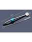 Fashion Color Bead Round Head Straw Set 304 Stainless Steel Straw Spoon Set