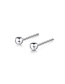 Fashion Steel Color Stainless Steel Bead Chain Tassel Earrings
