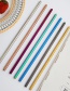 Fashion Rose Gold Straight Tube 304 Stainless Steel Straws (10 Pieces)