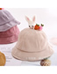 Fashion Bunny - Brown Cartoon Animal Corduroy Baby Fisherman Hat