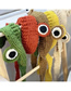 Fashion Khaki Knitted Wool Cartoon Frog Child Hair Band