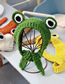 Fashion Red Knitted Wool Cartoon Frog Child Hair Band