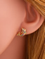 Fashion Elephant Animal Stud Earrings