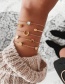 Fashion Gold Love Multi-layer Bracelet