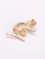 Fashion Yellow Alloy Dripping Cat Brooch