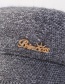 Fashion Beige Plush Earmuffs Knit Cap
