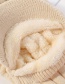 Fashion White Hat Scarf One Wool Cap