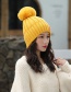 Fashion Lotus Color Contrast Striped Knit Wool Hat