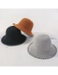 Fashion Dark Gray Knit Lace Fisherman Hat