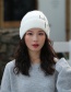 Fashion Red Letter Knit Wool Hat