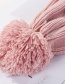 Fashion Beige Patch Cartoon Knit Wool Hat