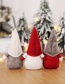 Fashion White Hat Style Standing Long Beard Without Face Doll Santa Claus Doll Without Face Doll