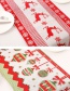 Fashion Christmas Tree Table Flag Yarn-dyed Jacquard Christmas Table Flag