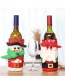 Fashion Half Body Red Wine Bottle Set Snowman Cartoon Santa Claus Wine Bag
