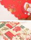 Fashion A Color Polyester Printed Christmas Table Flag