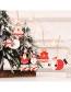 Fashion Chimney Snowman Painted Wooden Sign Pendant 2 Packs