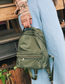 Fashion Green Chain Backpack