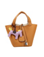 Fashion Khaki Pony Pendant Belt Buckle Portable Mother Bag