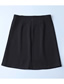 Fashion Black Solid Color Back Zip A Word Skirt