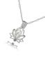 Fashion Rose Pearl Openwork Oyster Cage Necklace