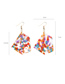 Fashion Color Irregular Geometric Acrylic Earrings