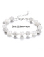 Fashion White Pearl Full Diamond Bracelet