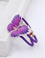 Fashion Blue Drop Glaze Crystal With Diamond Double-layer Wool Butterfly Bracelet