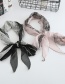 Fashion Pink Contrast Color Pattern Printed Chiffon Scarf