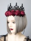 Fashion Red Flower Crown