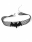 Fashion Black Bat Mesh Necklace