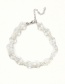 Fashion White Beaded Double-layer Necklace
