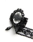 Fashion Black Lace Leather Element Necklace