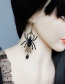 Fashion Black Terror Spider Earrings