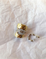 Fashion Gold (a Set Of Prices) Diamond-studded Bone Clip