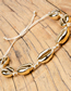 Fashion Suit Gold Rice Beads Woven Natural Shell Bracelet
